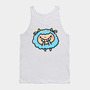 Blue sheep Tank Top